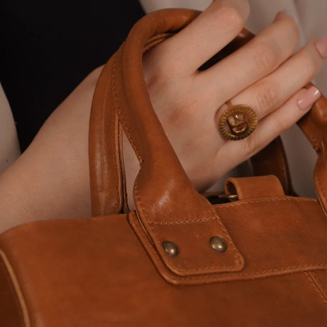 Leather Bucket Bag