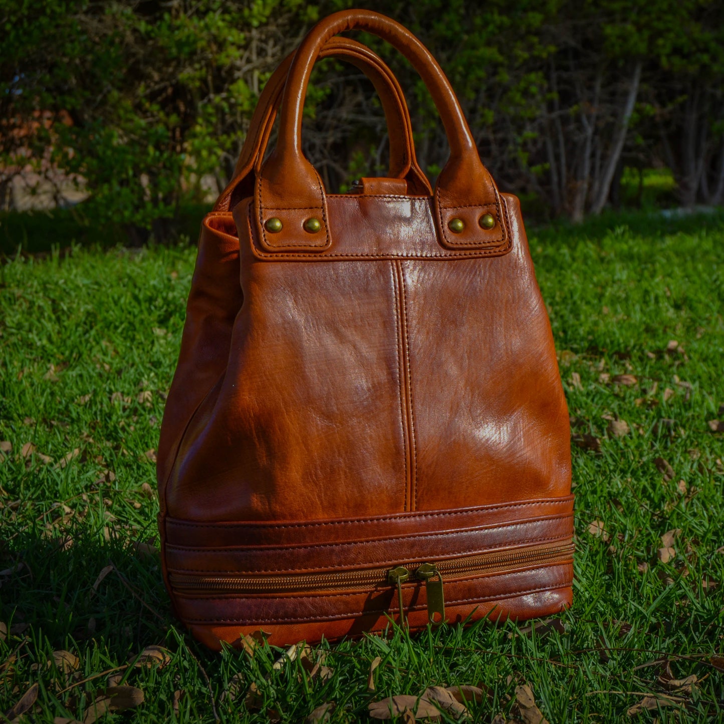 Leather Bucket Bag