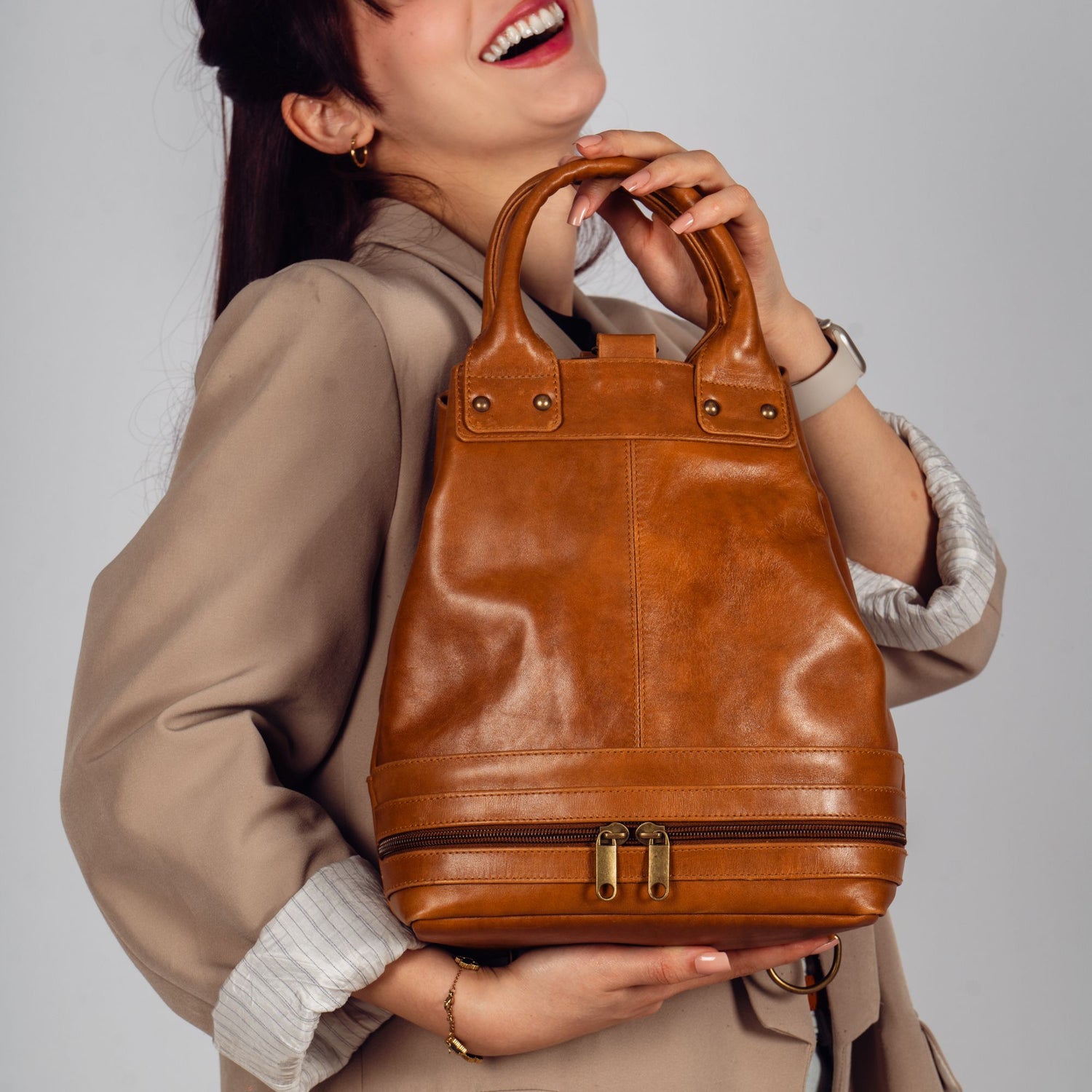 Leather Bucket Bags