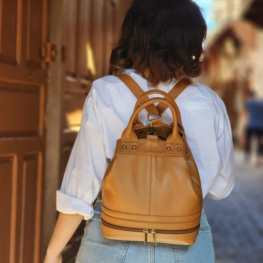 Leather Bucket Bag
