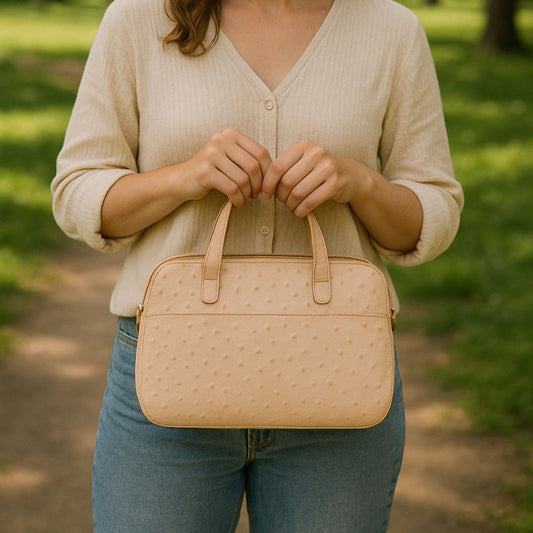 Limited Edition Ostrich Leather Bag – Only 5 Pieces