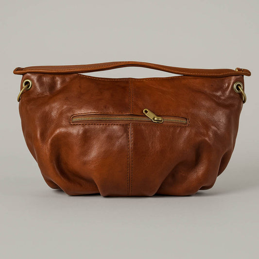 Leather hobo bag