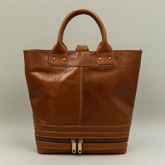 Leather Bucket Bag