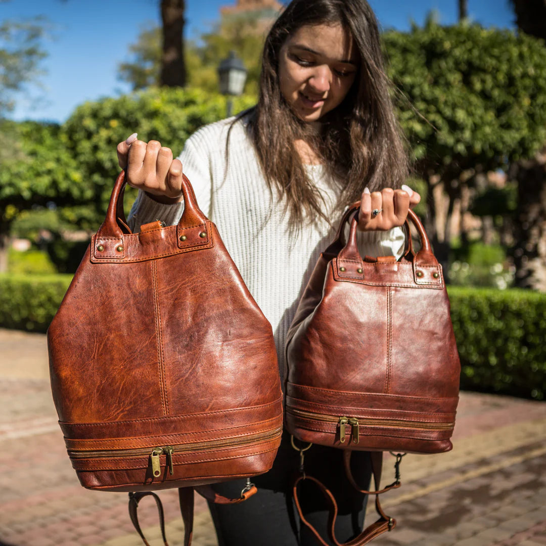 Leather Bucket Bag