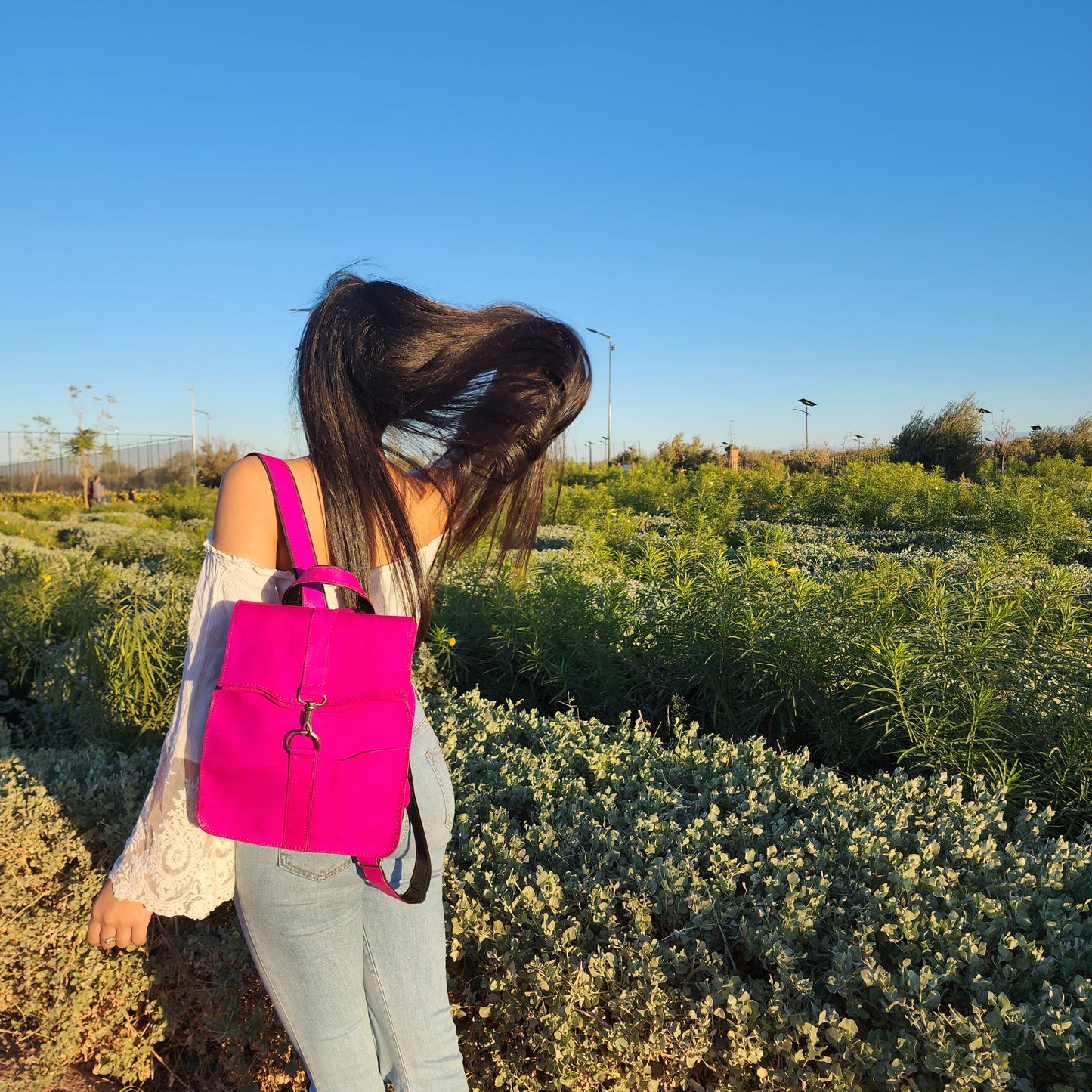 Fancy Convertible Leather Backpack