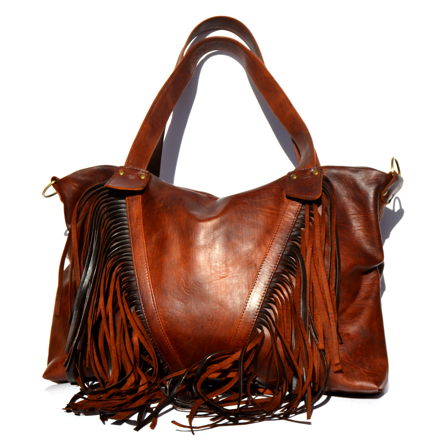 Fringe Leather Purse