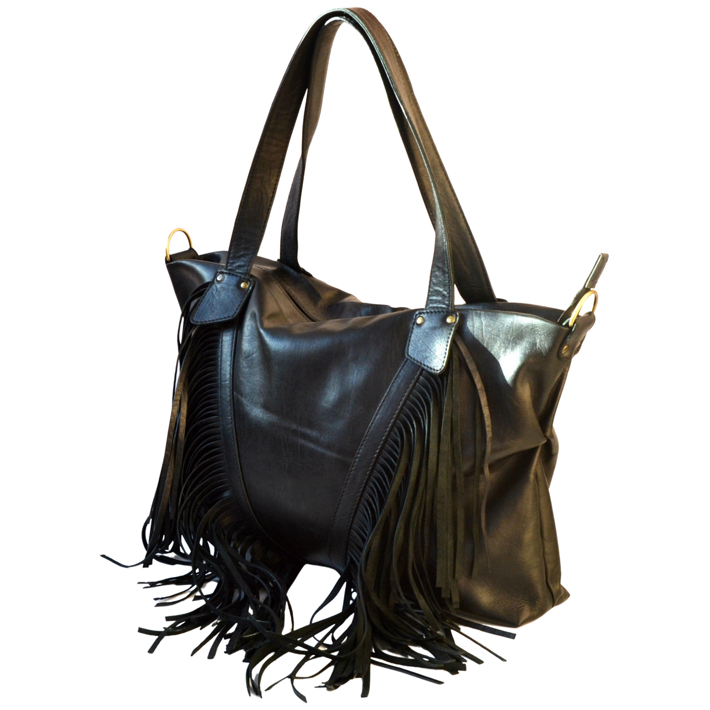 Fringe Leather Purse