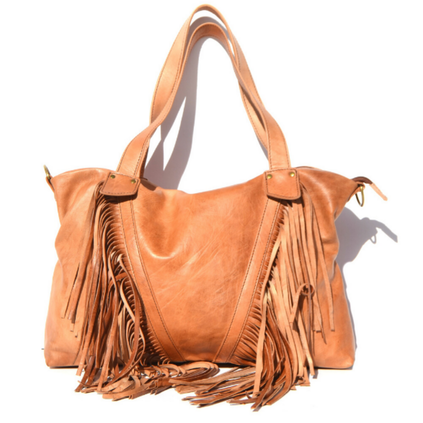 Fringe Leather Purse