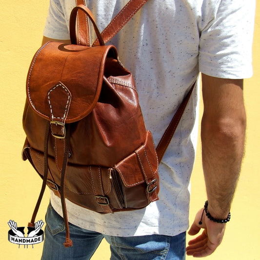 Small Leather Backpack