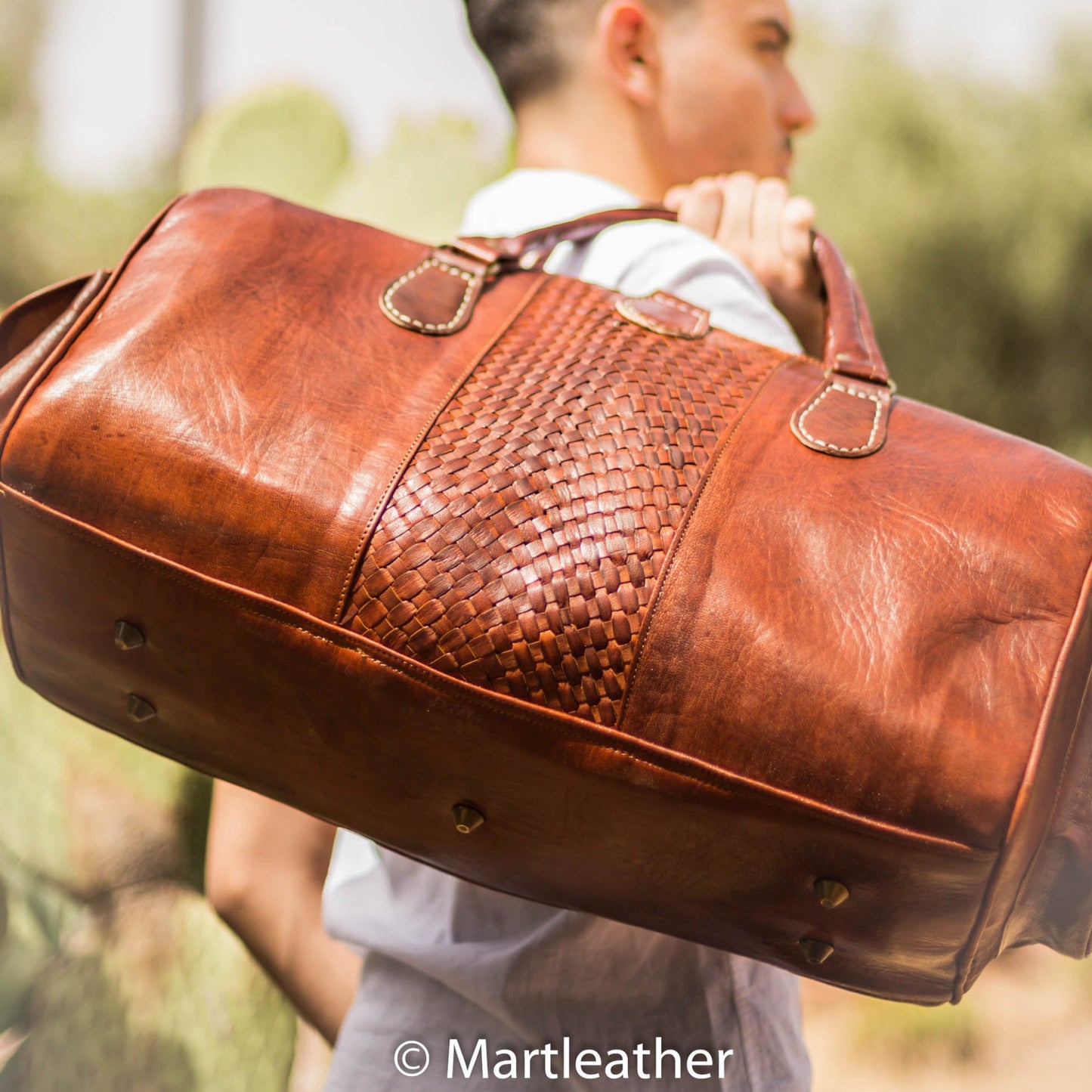 Leather Duffel Bag