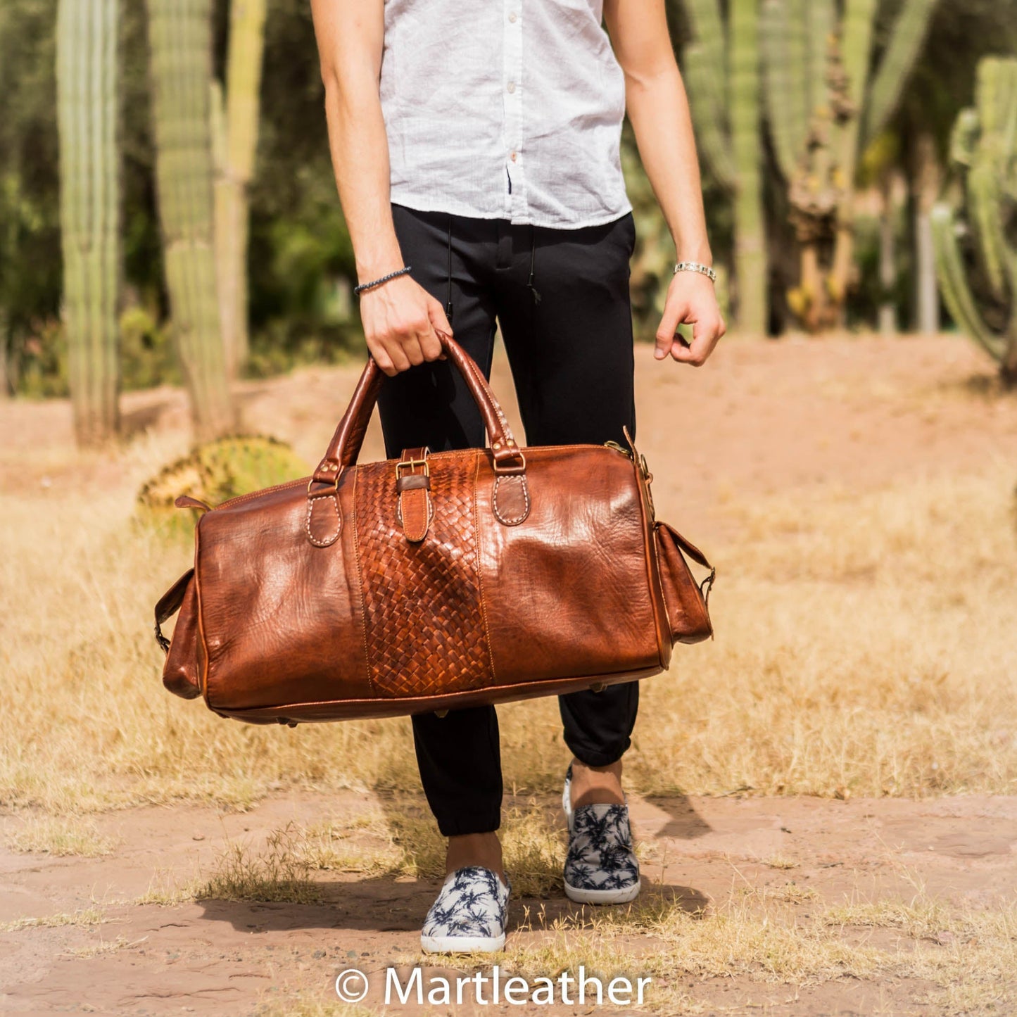 Leather Duffel Bag