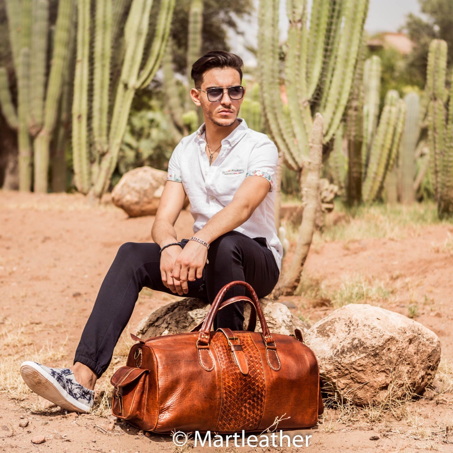 Leather Duffel Bag