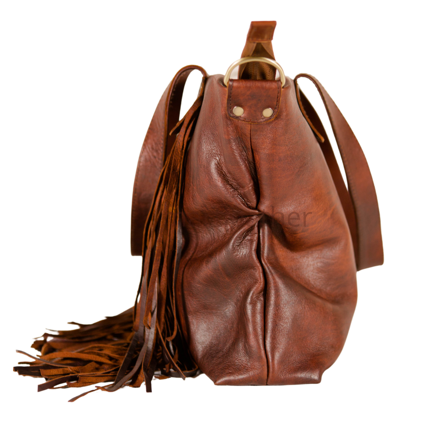 Fringe Leather Purse